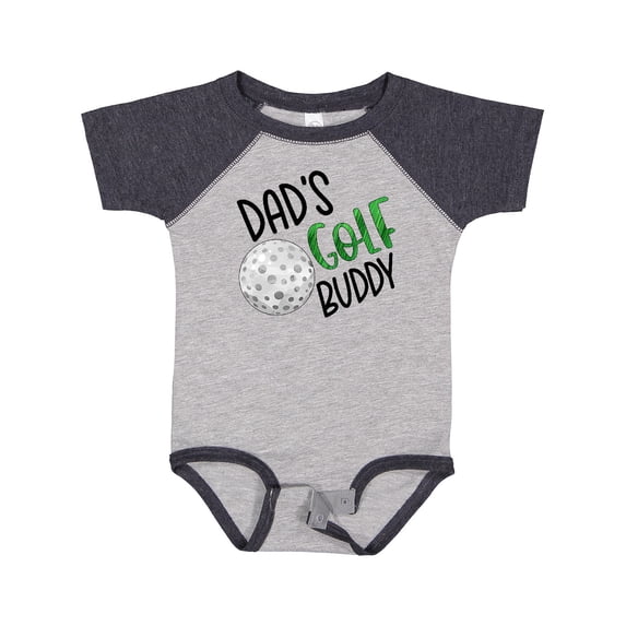 Inktastic Dad's Golf Buddy with Golf Ball Boys or Girls Baby Bodysuit