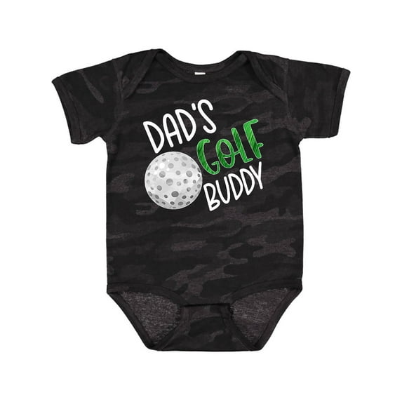 Inktastic Dad's Golf Buddy with Golf Ball Boys or Girls Baby Bodysuit