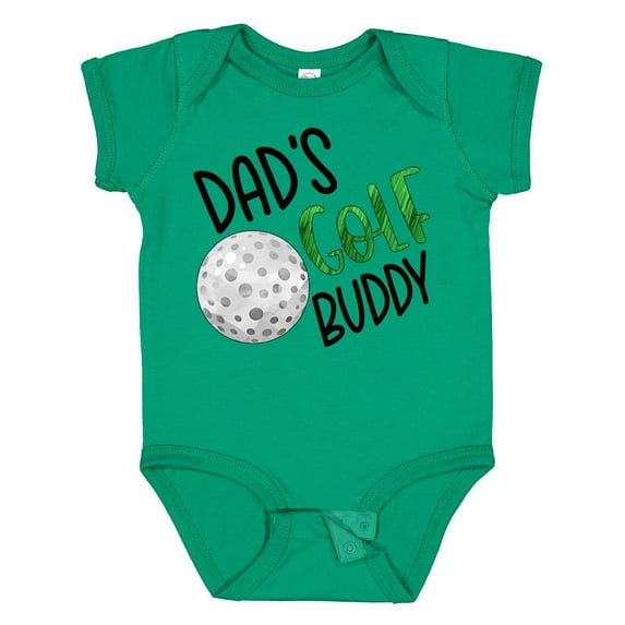 Inktastic Dad's Golf Buddy with Golf Ball Boys or Girls Baby Bodysuit
