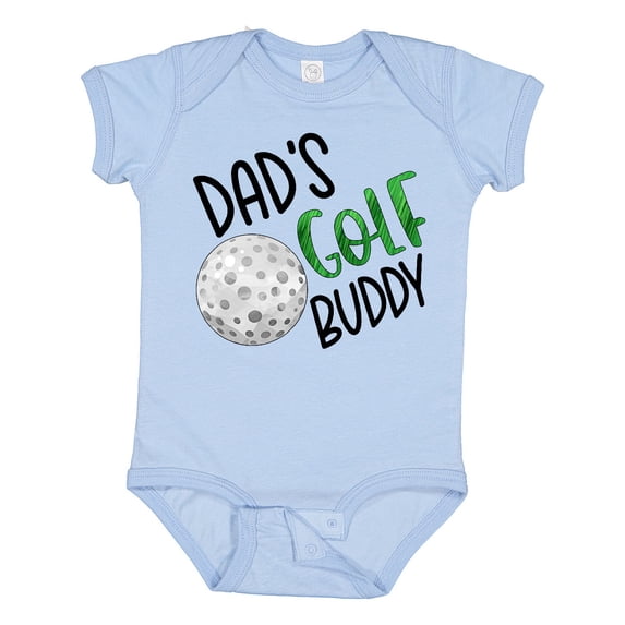 Inktastic Dad's Golf Buddy with Golf Ball Boys or Girls Baby Bodysuit