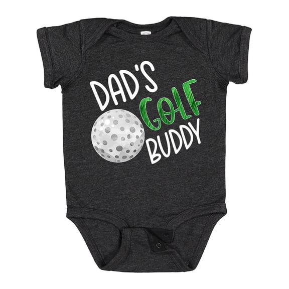 Inktastic Dad's Golf Buddy with Golf Ball Boys or Girls Baby Bodysuit