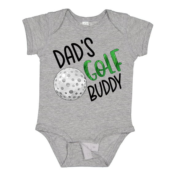 Inktastic Dad's Golf Buddy with Golf Ball Boys or Girls Baby Bodysuit