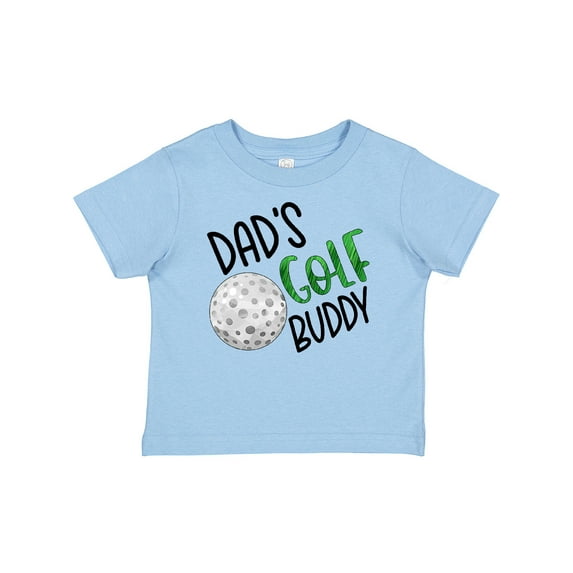 Inktastic Dad's Golf Buddy with Golf Ball Boys or Girls Baby T-Shirt