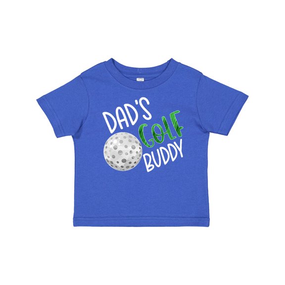 Inktastic Dad's Golf Buddy with Golf Ball Boys or Girls Baby T-Shirt