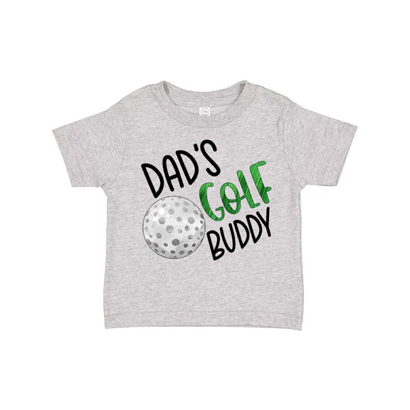 Inktastic Dad's Golf Buddy with Golf Ball Boys or Girls Toddler T-Shirt