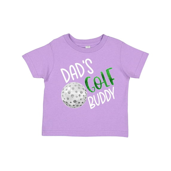 Inktastic Dad's Golf Buddy with Golf Ball Boys or Girls Toddler T-Shirt