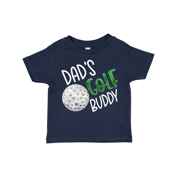Inktastic Dad's Golf Buddy with Golf Ball Boys or Girls Toddler T-Shirt