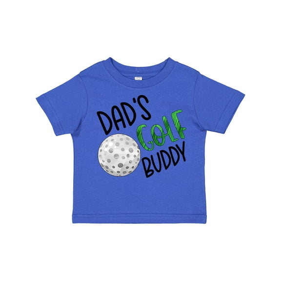 Inktastic Dad's Golf Buddy with Golf Ball Boys or Girls Toddler T-Shirt