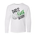 thumbnail image 1 of Inktastic Dad's Golf Buddy with Golf Ball Long Sleeve Youth T-Shirt, 1 of 5
