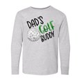 thumbnail image 1 of Inktastic Dad's Golf Buddy with Golf Ball Long Sleeve Youth T-Shirt, 1 of 5