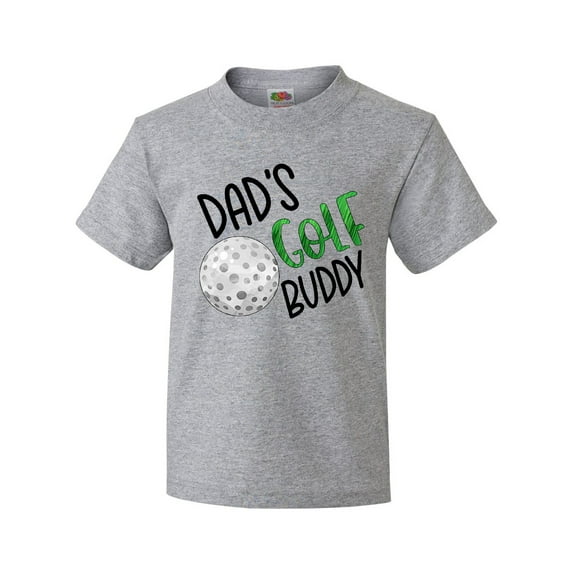 Inktastic Dad's Golf Buddy with Golf Ball Youth T-Shirt