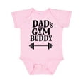 thumbnail image 1 of Inktastic Dad's Gym Buddy Childs Workout Boys or Girls Baby Bodysuit, 1 of 5