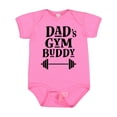 thumbnail image 1 of Inktastic Dad's Gym Buddy Childs Workout Boys or Girls Baby Bodysuit, 1 of 5