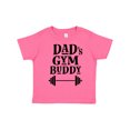 thumbnail image 1 of Inktastic Dad's Gym Buddy Childs Workout Boys or Girls Toddler T-Shirt, 1 of 5