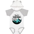 thumbnail image 1 of Inktastic Dad's Hiking Buddy with Mountains and Trees Boys or Girls Baby Bodysuit, 1 of 5