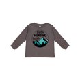 thumbnail image 1 of Inktastic Dad's Hiking Buddy with Mountains and Trees Boys or Girls Long Sleeve Toddler T-Shirt, 1 of 5
