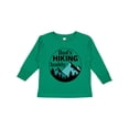 thumbnail image 1 of Inktastic Dad's Hiking Buddy with Mountains and Trees Boys or Girls Long Sleeve Toddler T-Shirt, 1 of 5