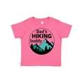 thumbnail image 1 of Inktastic Dad's Hiking Buddy with Mountains and Trees Boys or Girls Toddler T-Shirt, 1 of 5