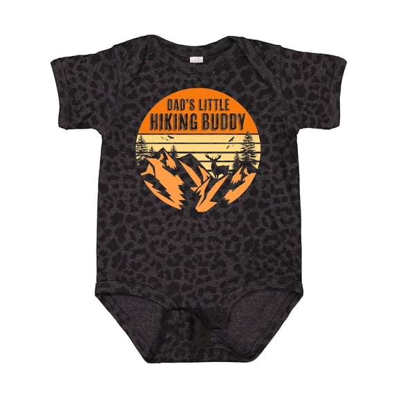 Inktastic Dad's Little Hiking Buddy Boys or Girls Baby Bodysuit