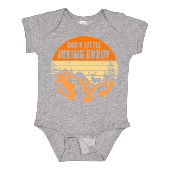Inktastic Dad's Little Hiking Buddy Boys or Girls Baby Bodysuit