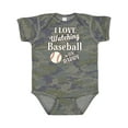 thumbnail image 1 of Inktastic Daddy Baseball Grandson Boys or Girls Baby Bodysuit, 1 of 5