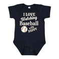 thumbnail image 1 of Inktastic Daddy Baseball Grandson Boys or Girls Baby Bodysuit, 1 of 5
