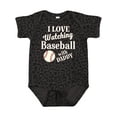 thumbnail image 1 of Inktastic Daddy Baseball Grandson Boys or Girls Baby Bodysuit, 1 of 5