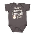 thumbnail image 1 of Inktastic Daddy Baseball Grandson Boys or Girls Baby Bodysuit, 1 of 5