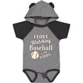 thumbnail image 1 of Inktastic Daddy Baseball Grandson Boys or Girls Baby Bodysuit, 1 of 5