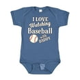 thumbnail image 1 of Inktastic Daddy Baseball Grandson Boys or Girls Baby Bodysuit, 1 of 5