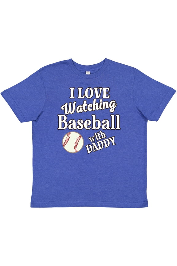 Daddy Baseball Grandson Gift Youth T-Shirt