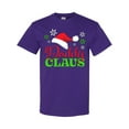 thumbnail image 1 of Inktastic Daddy Claus with Christmas Santa Hat and Snowflakes T-Shirt, 1 of 5