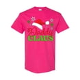 thumbnail image 1 of Inktastic Daddy Claus with Christmas Santa Hat and Snowflakes T-Shirt, 1 of 5