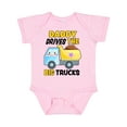thumbnail image 1 of Inktastic Daddy Drives the Big Trucks with Dump Truck Boys or Girls Baby Bodysuit, 1 of 5