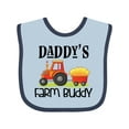 thumbnail image 1 of Inktastic Daddy Farm Buddy Cute Tractor Boys or Girls Baby Bib, 1 of 4