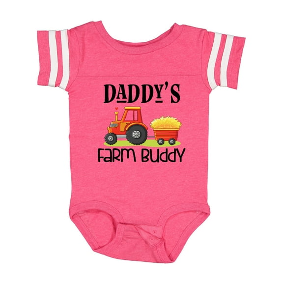 Inktastic Daddy Farm Buddy Cute Tractor Boys or Girls Baby Bodysuit
