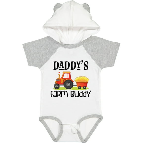 Inktastic Daddy Farm Buddy Cute Tractor Boys or Girls Baby Bodysuit