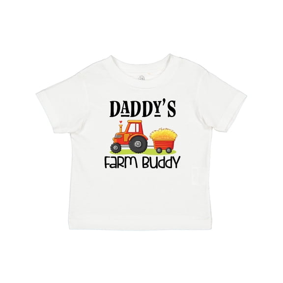 Inktastic Daddy Farm Buddy Cute Tractor Boys or Girls Baby T-Shirt