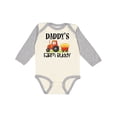 thumbnail image 1 of Inktastic Daddy Farm Buddy Cute Tractor Boys or Girls Long Sleeve Baby Bodysuit, 1 of 5