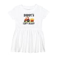 thumbnail image 1 of Inktastic Daddy Farm Buddy Cute Tractor Girls Baby Dress, 1 of 5