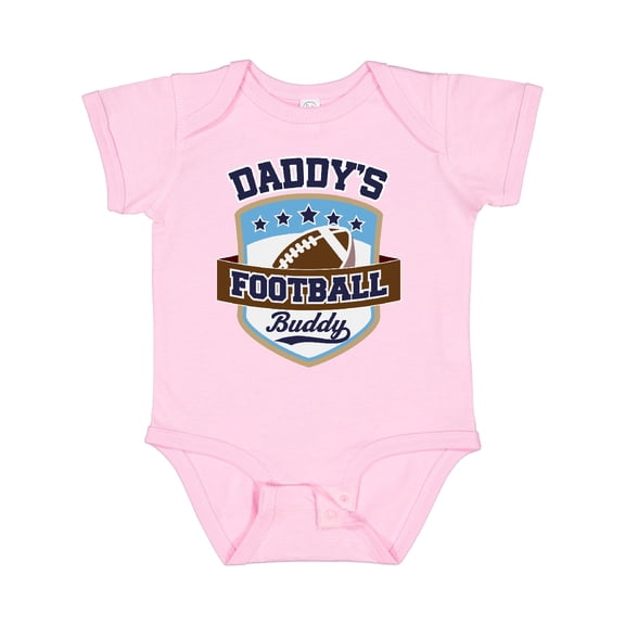 Inktastic Daddy Football Buddy Boys or Girls Baby Bodysuit
