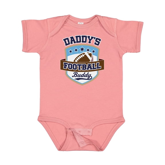 Inktastic Daddy Football Buddy Boys or Girls Baby Bodysuit