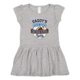 thumbnail image 1 of Inktastic Daddy Football Buddy Girls Toddler Dress, 1 of 5
