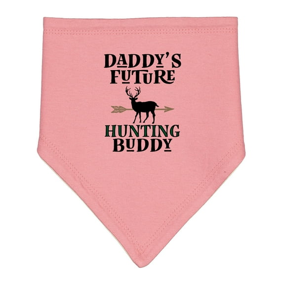 Inktastic Daddy Future Hunting Buddy Baby Bandana Bib