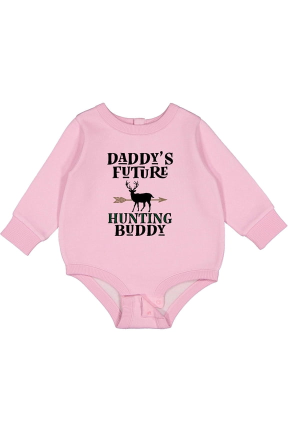Daddy Future Hunting Buddy Baby Fleece Bodysuit