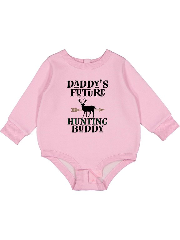Daddy Future Hunting Buddy Baby Fleece Bodysuit