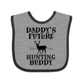 thumbnail image 1 of Inktastic Daddy Future Hunting Buddy Boys or Girls Baby Bib, 1 of 4