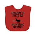 thumbnail image 1 of Inktastic Daddy Future Hunting Buddy Boys or Girls Baby Bib, 1 of 4