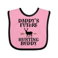 thumbnail image 1 of Inktastic Daddy Future Hunting Buddy Boys or Girls Baby Bib, 1 of 4