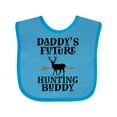 thumbnail image 1 of Inktastic Daddy Future Hunting Buddy Boys or Girls Baby Bib, 1 of 4